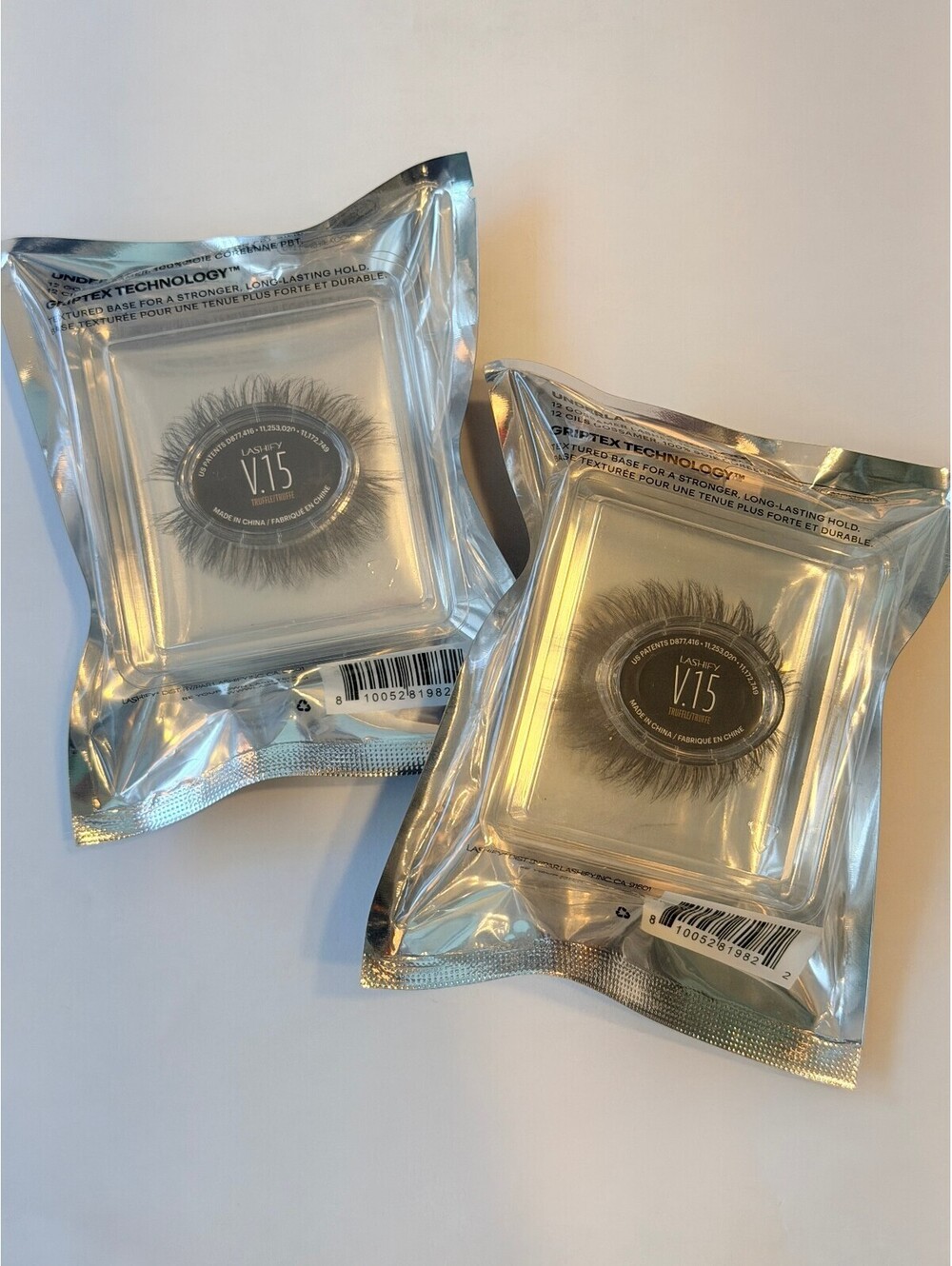 Lashify Velvet Gossamer Lashes V15 Truffle 15mm New Sealed Lot of 2
